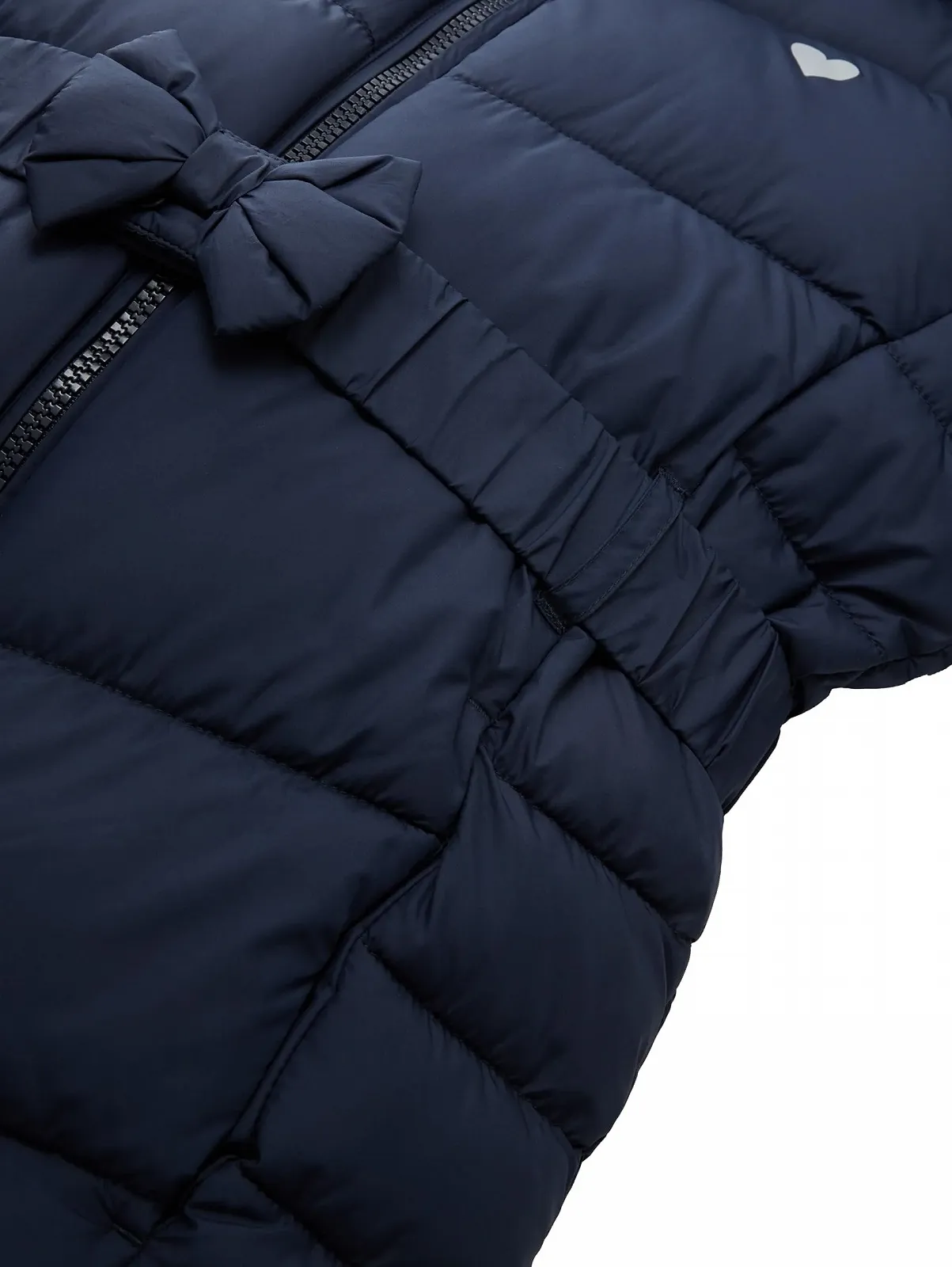 Зимове пальто TOM TAILOR з капюшоном та поясом, фото №3