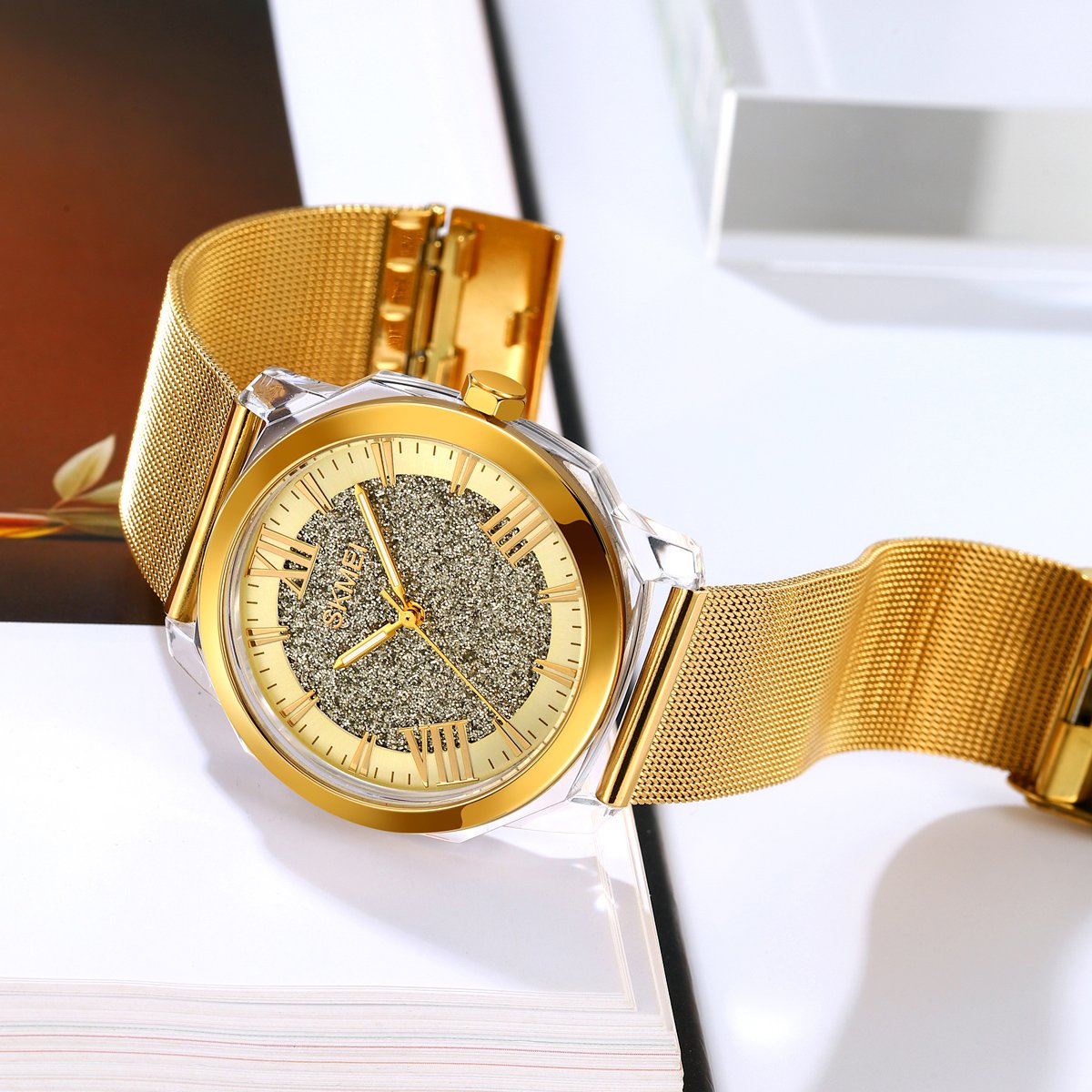 Годинник Skmei 2278GD Gold, фото №5