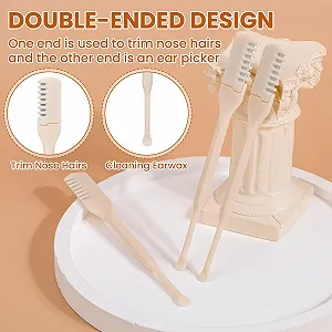 Тример для волосся в носі JIEYAO 3 Pieces 2-in-1 З подвійною насадкою, портативний synthetic.ua - Фото 1