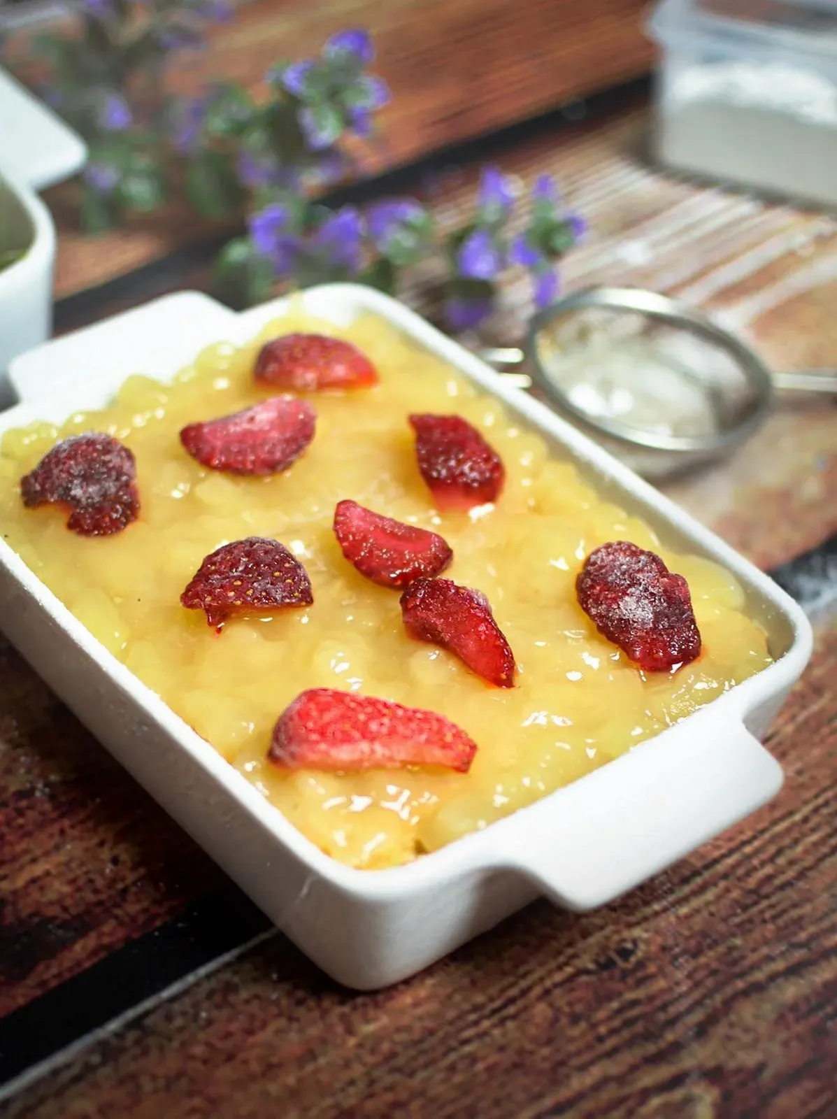 Набір форм для запікання Sendez з 3 шт керамічні 2.2 л 1.4 л 0.8 л, фото №4