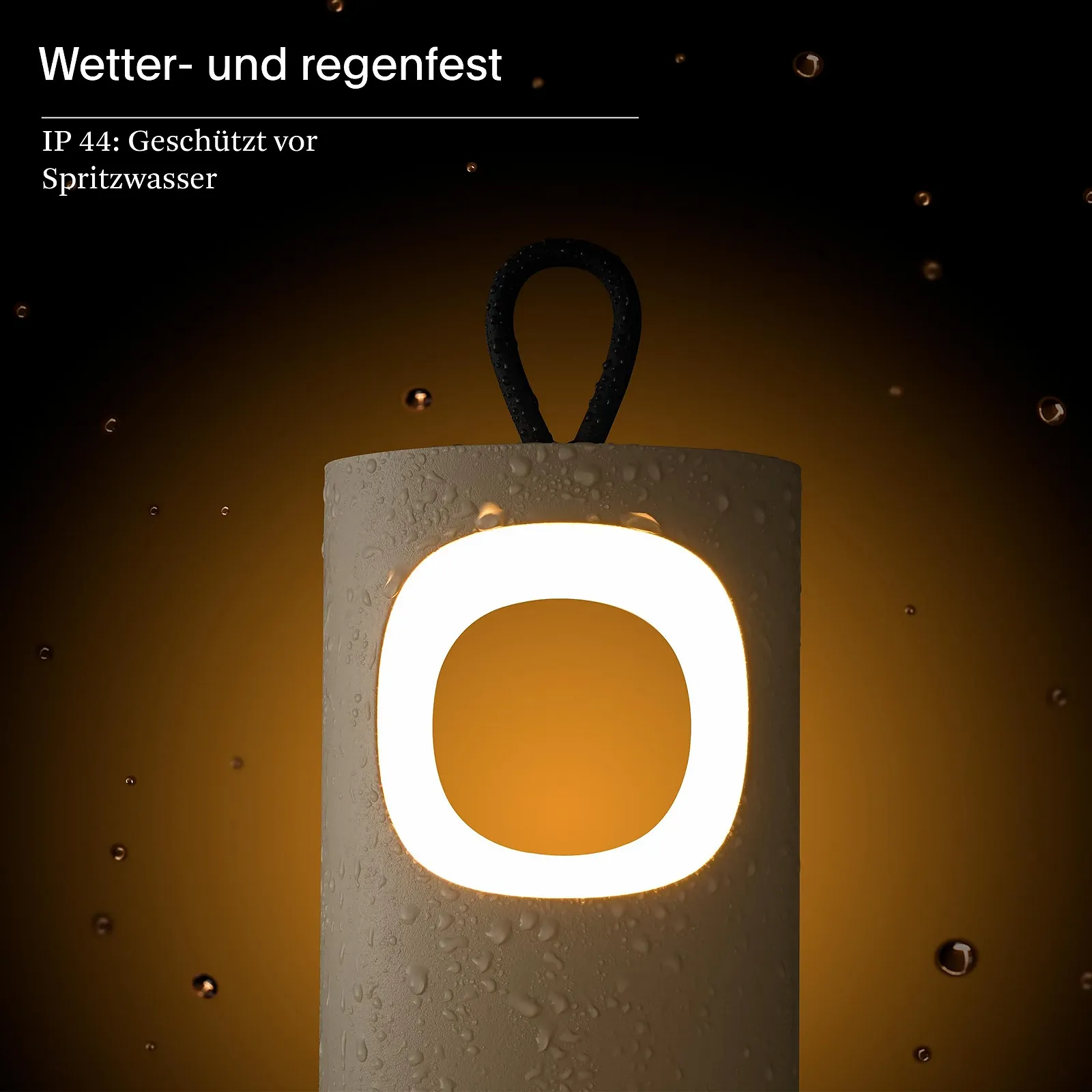 Настільна лампа SIGOR Lunari LED Акумуляторна Портативна Димована FlexMood (2200 K/2700 K) 16 см Night Black, фото №6