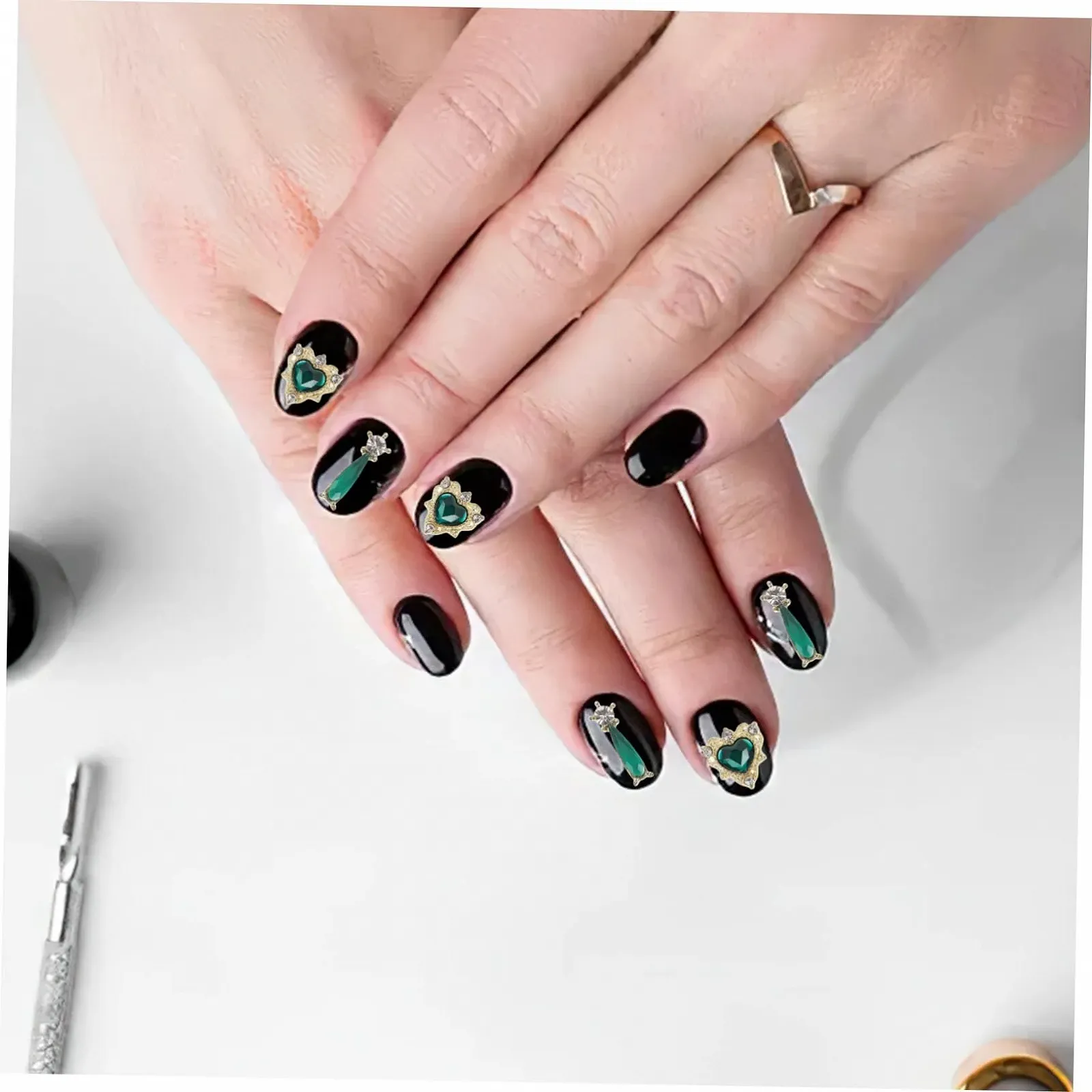 Прикраса для нігтів Сплав Плоский Нерівний, фото №7