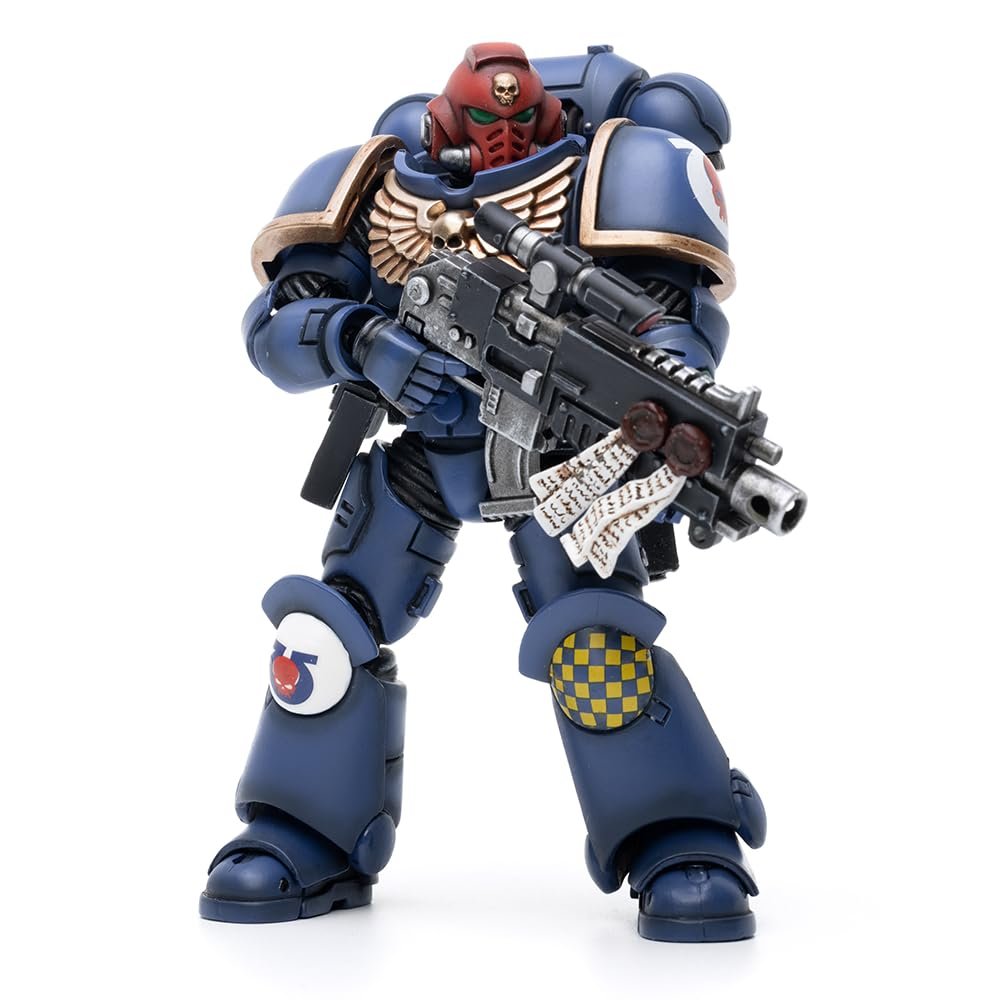 Фигурка JOYTOY Warhammer 40,000 1/18 Ultramarines Heroes of The Chapter Brother Veteran Sergeant Castor, фото №2