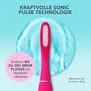 Електрична силіконова звукова зубна щітка FOREO ISSA 3 4-в-1, ISSA Hybrid Wave Фуксія synthetic.ua - Фото 1