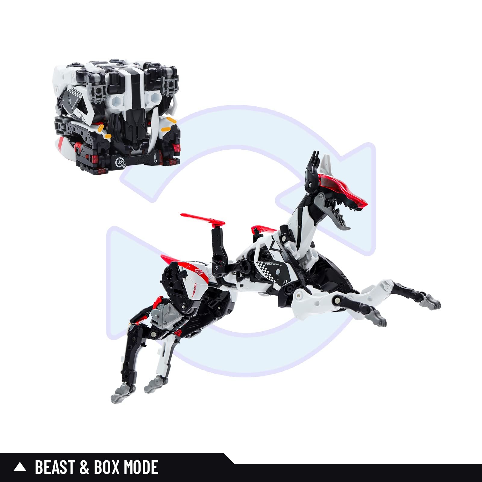 Фигурка-трансформер 52TOYS Beastbox BB-51A ROARMEO, коллекционная игрушка-трансформер в виде животного-меха и куба, игрушка-робот для мальчиков, фото №2