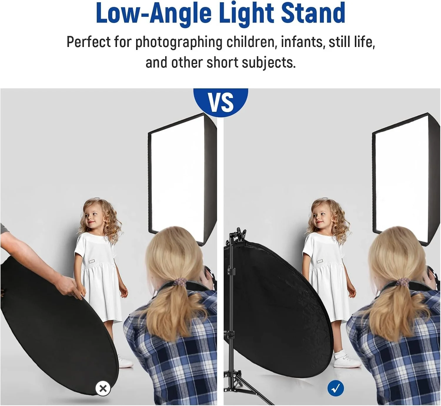 Комплект світловідбивачів Neewer 43"/110 см Чорний, фото №3 Комплект світловідбивачів Neewer 43"/110 см Чорний, фото №3