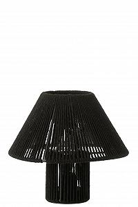 Настільна лампа LED метал/бавовна Чорна - Фото 1