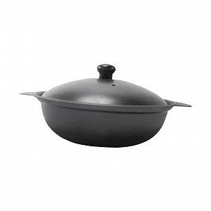 Кастрюля для запекания VICASKY керамическая с крышкой для риса и курицы глиняная - Фото 1