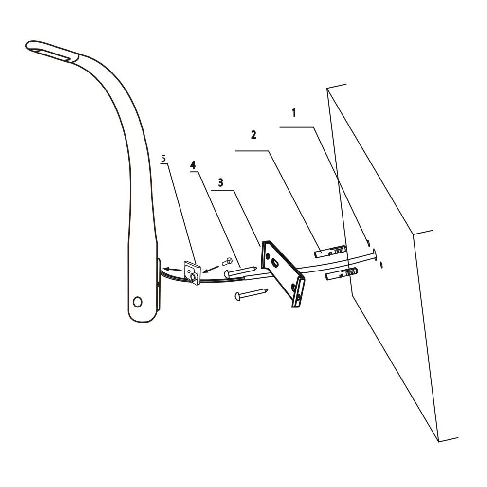 Настільна лампа kalb Material für Möbel Sedani Bed Light 4 W Reading Light Flex Silicone Neck Warm White Біла, фото №3