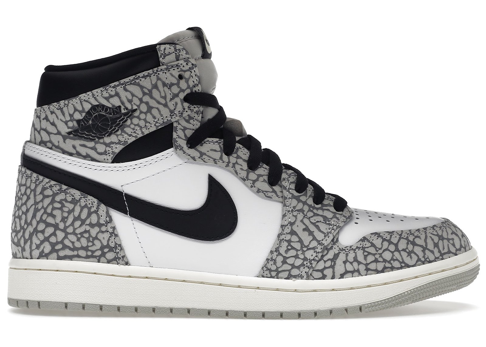 Кросівки Jordan 1 Retro High OG White Cement 44, фото №1