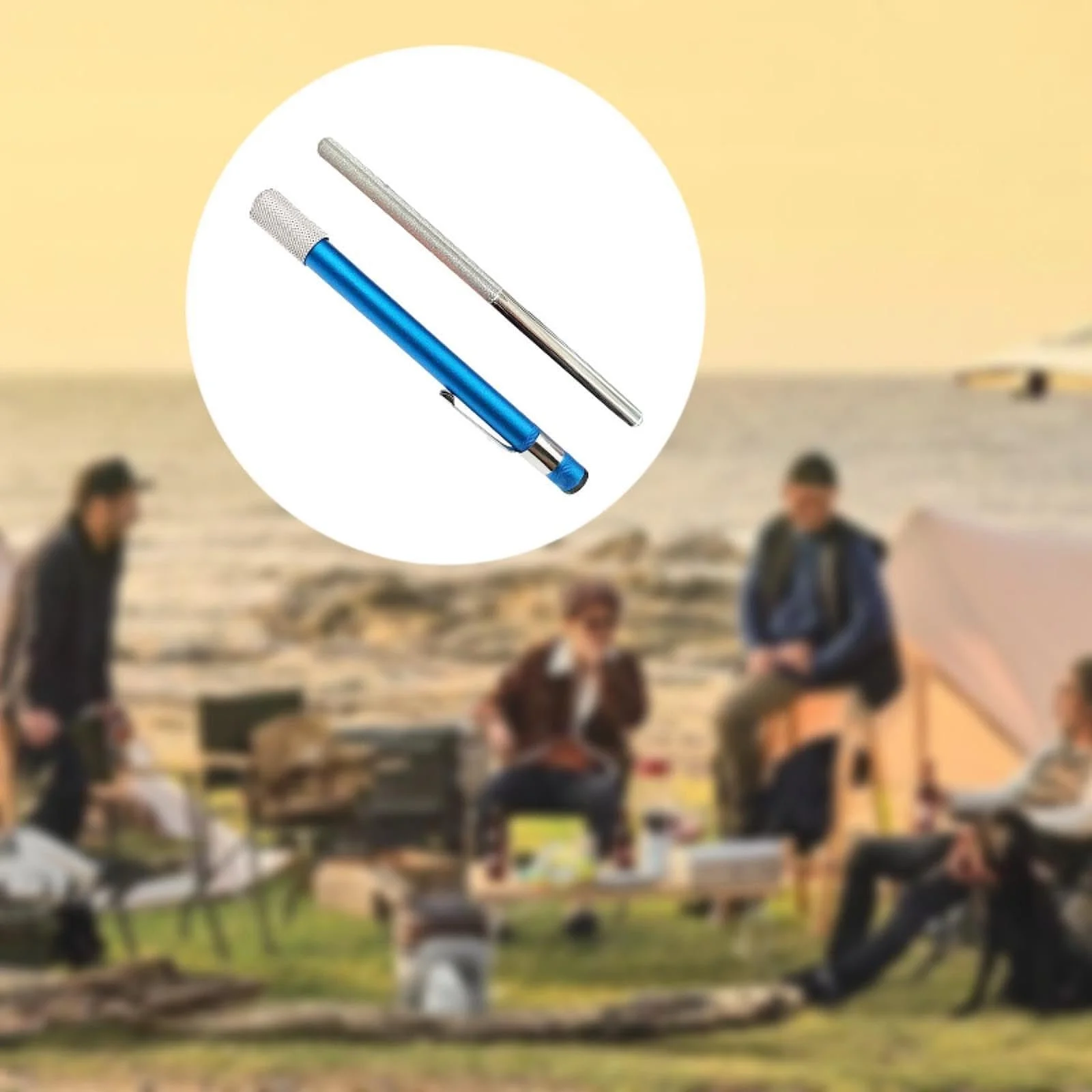 Стрижень для заточування ножів Milageto алмазний портативний Блакитний, фото №7 Стрижень для заточування ножів Milageto алмазний портативний Блакитний, фото №7