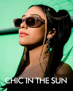 Поляризовані сонцезахисні окуляри для жінок Myiaur Retro Square UV400 Protection Glasses M3393 synthetic.ua - Фото 1