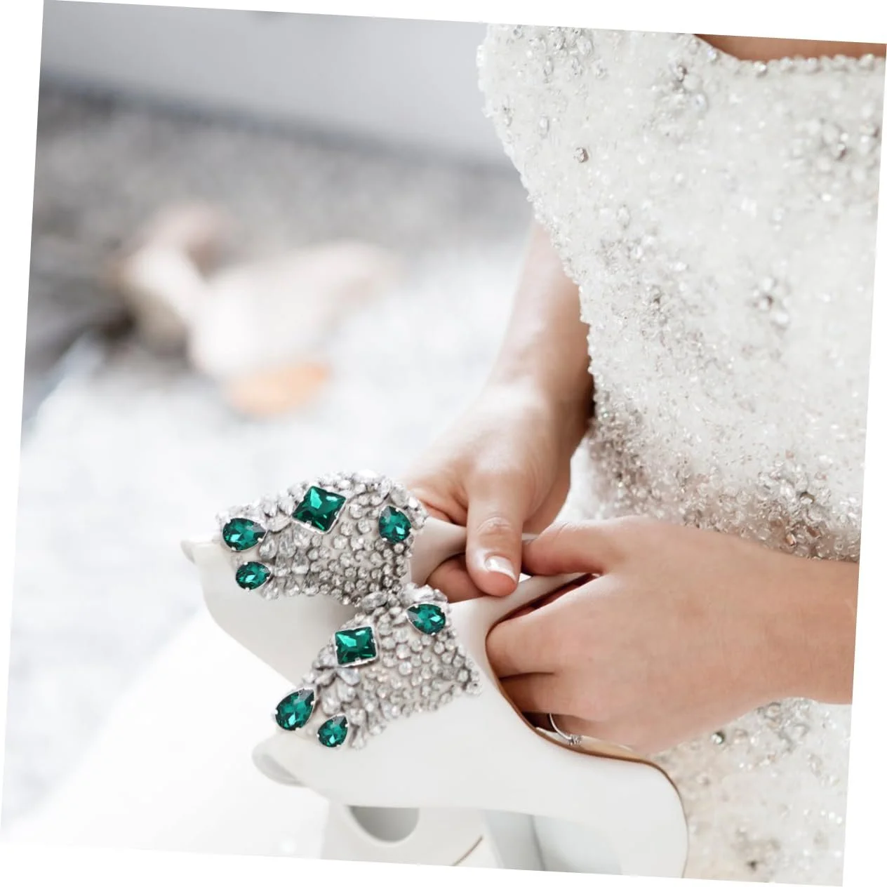 Стрази Крапля Tofficu 100 шт. Кристал для одягу, фото №3