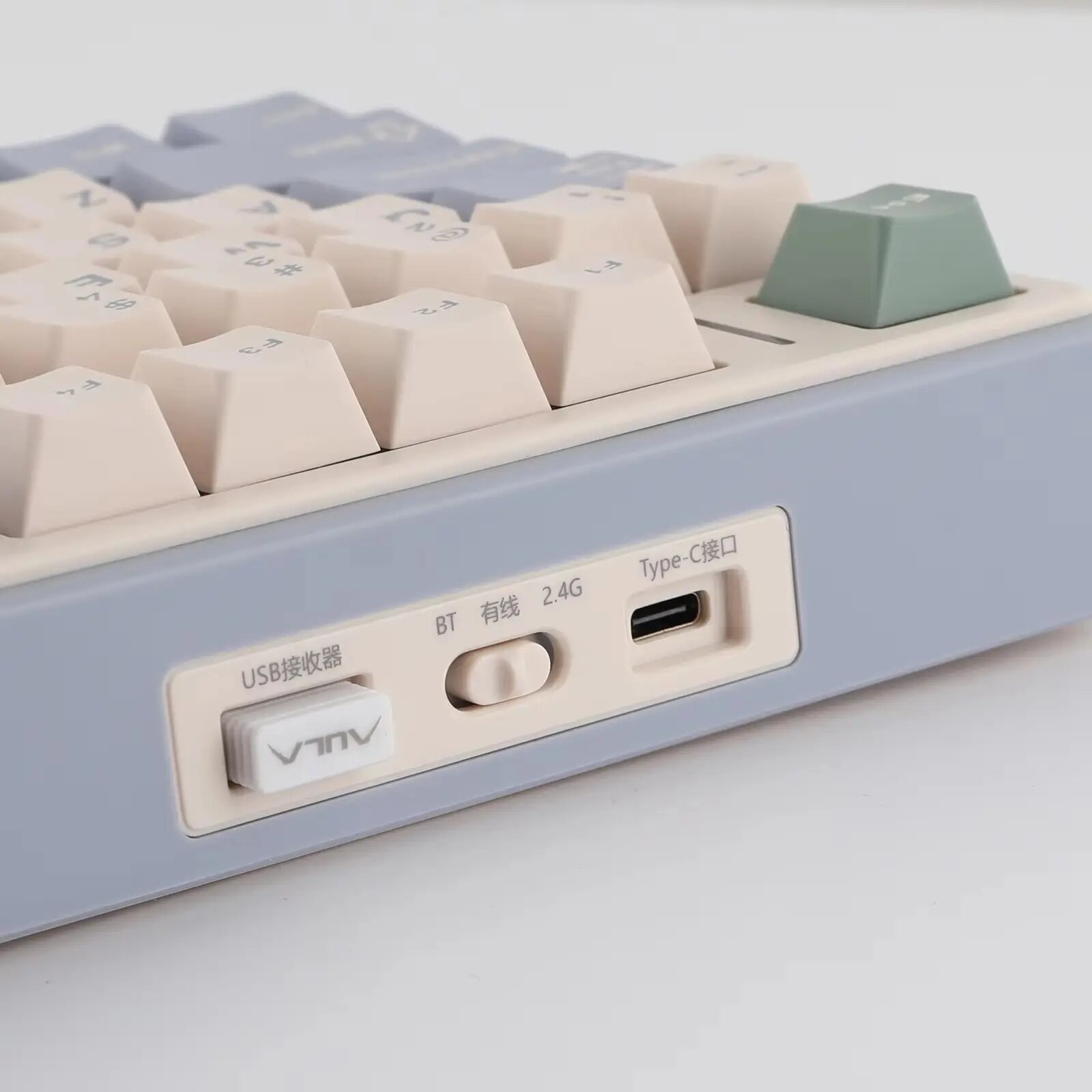 Клавіатура бездротова AULA F75 Wireless Mechanical Keyboard RGB Green, фото №3 Клавіатура бездротова AULA F75 Wireless Mechanical Keyboard RGB Green, фото №3