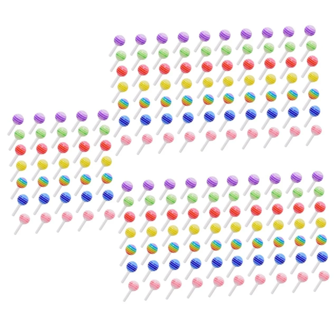Украшения для ногтей Тип леденец Healeved 250 шт. смола, разноцветные, шармы для маникюра, фото №1