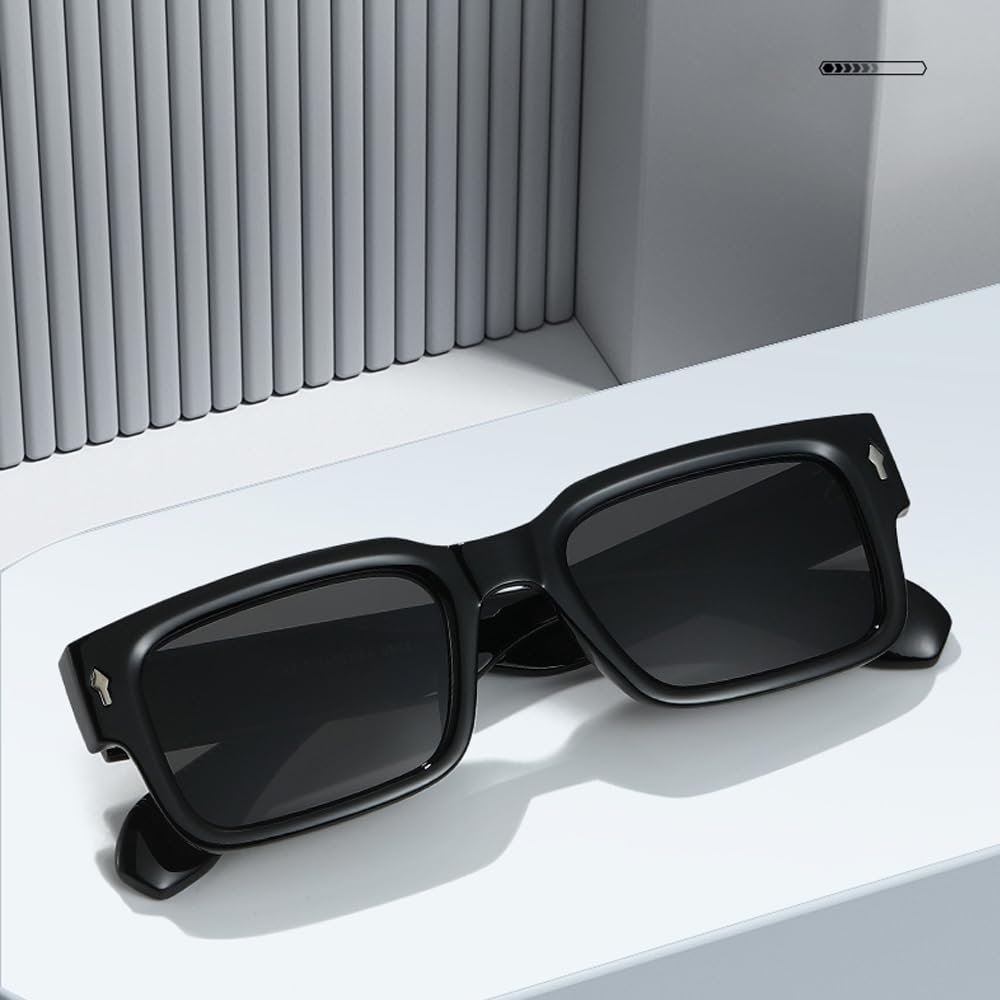 2 пари квадратних сонцезахисних окулярів, з плоским верхом, великі, фото №7