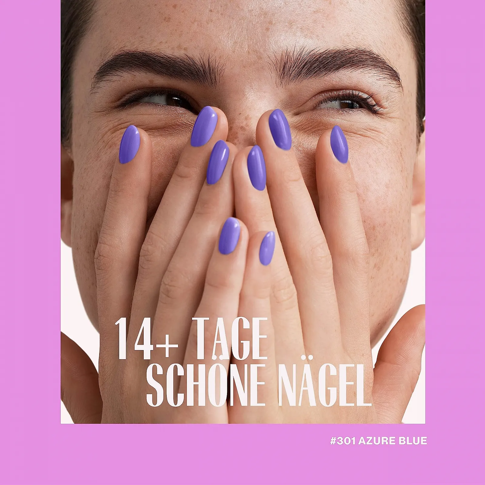 Гель-лак Pink Gellac 301 Azure Blue, 15 мл, синий, фото №4