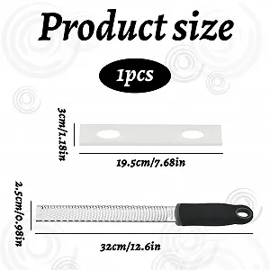 Терка для часнику, пармезану Срібляста synthetic.ua - Фото 1