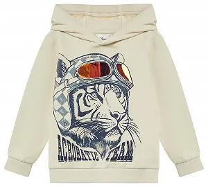 Худи s.Oliver для мальчиков из хлопковой смеси с фольгированным принтом Толстовка с капюшоном (1 шт.) - Фото 1