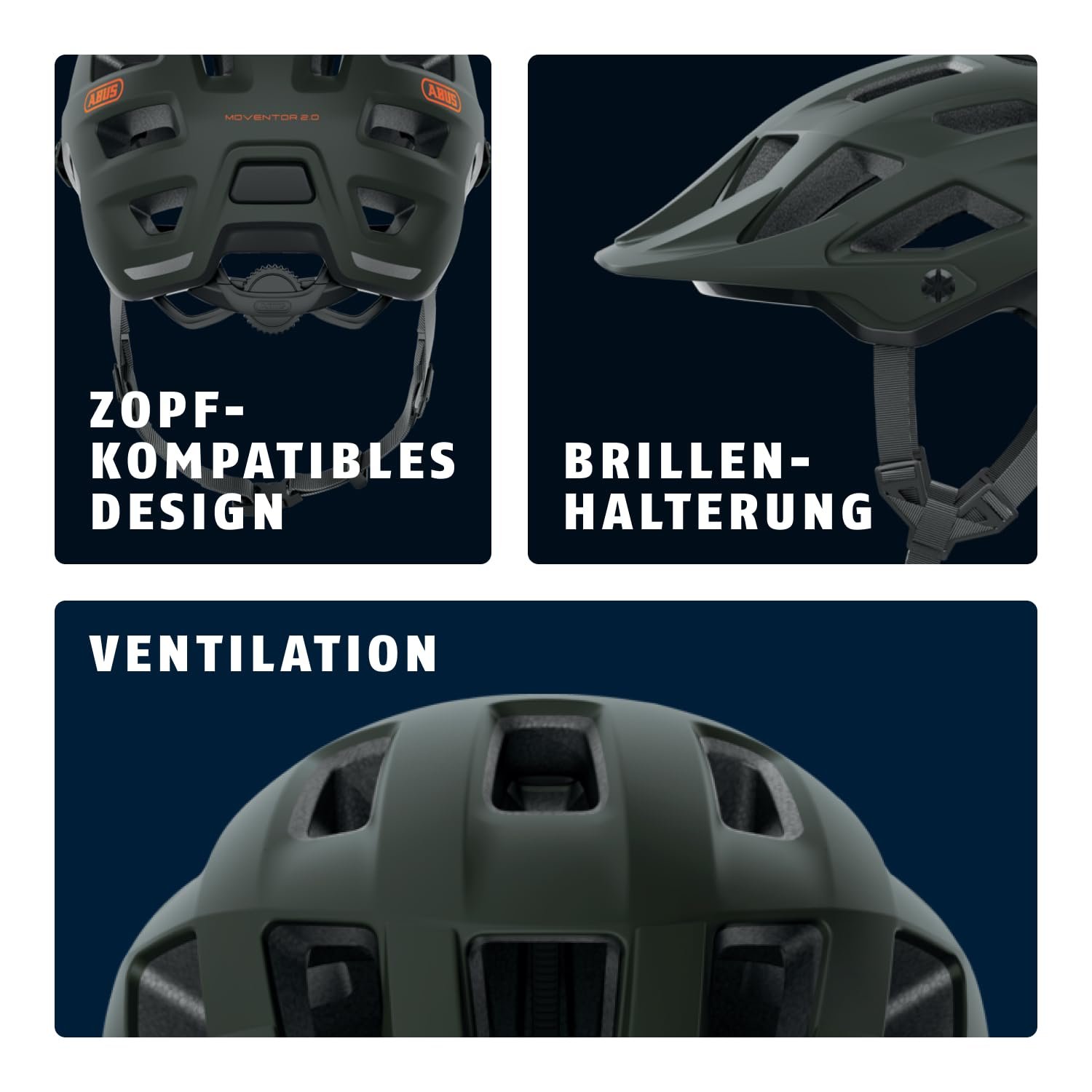 Шолом ABUS Moventor 2.0 MTB, для бездоріжжя, унісекс, фото №4
