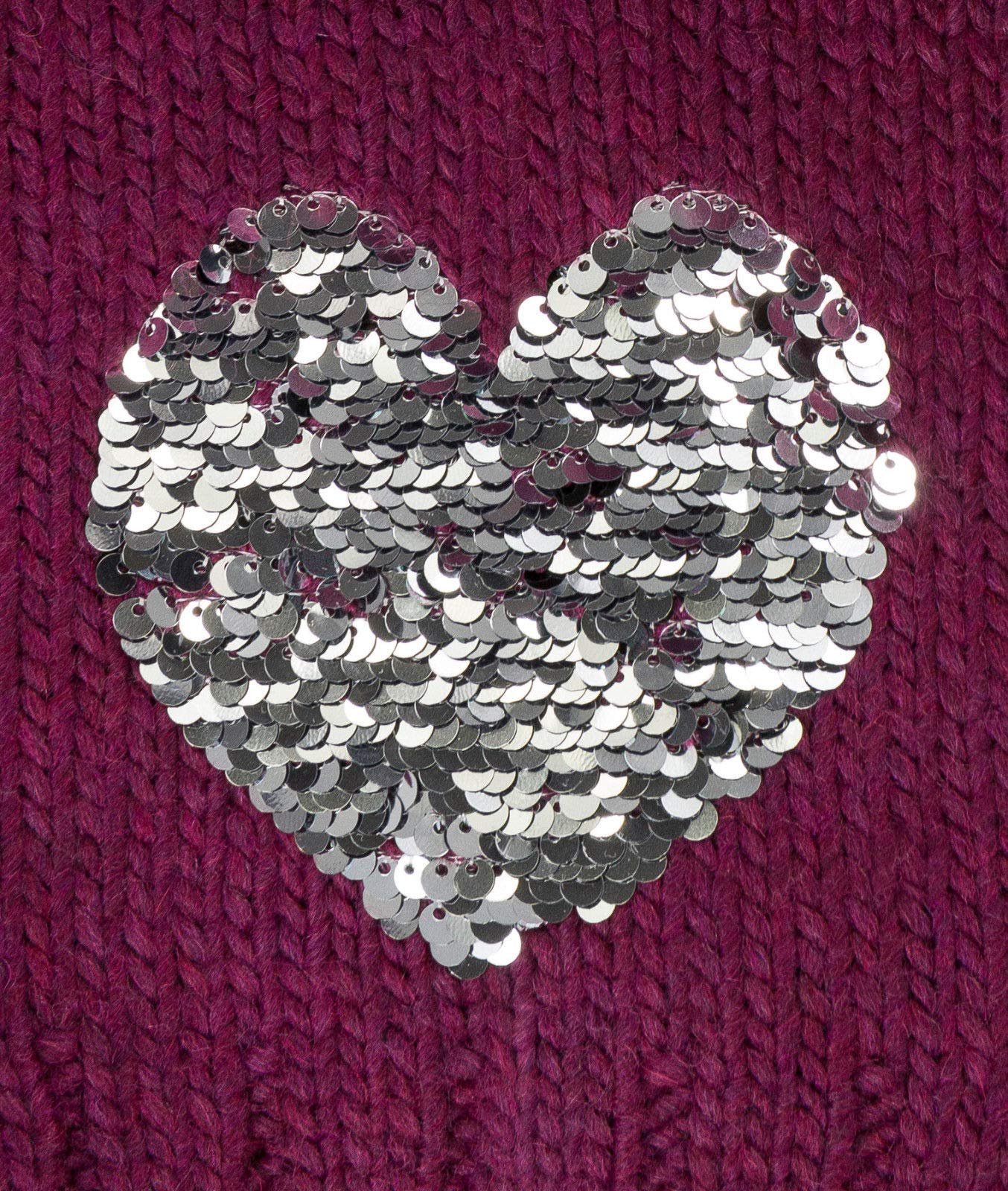 Шапка с помпоном Döll для девочек, вязаная, двухсторонняя с пайетками, фото №2 Шапка с помпоном Döll для девочек, вязаная, двухсторонняя с пайетками, фото №2