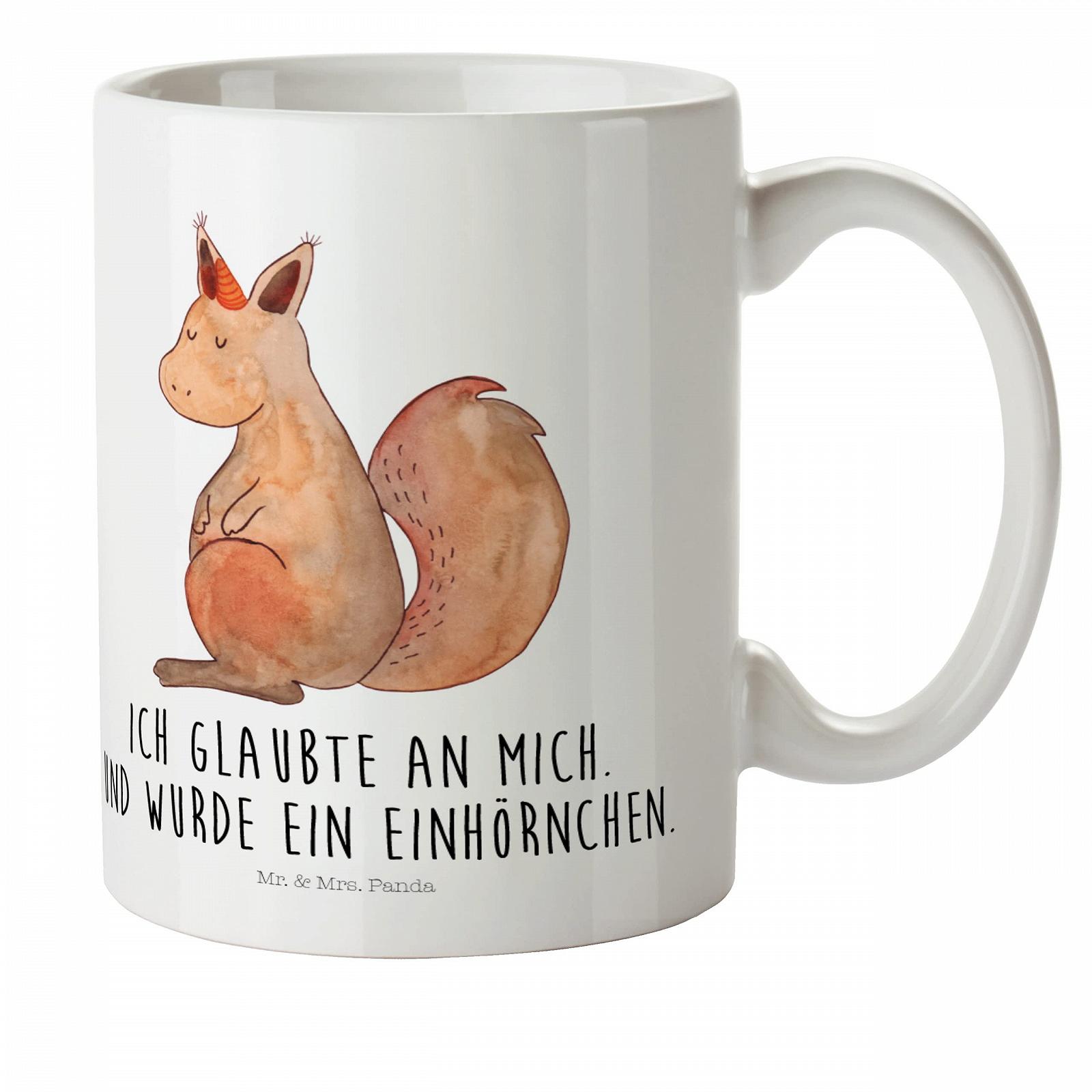 Дитяча чашка Mr. & Mrs. Panda Єдиноріг Віра, Пластик, 300 мл, фото №1