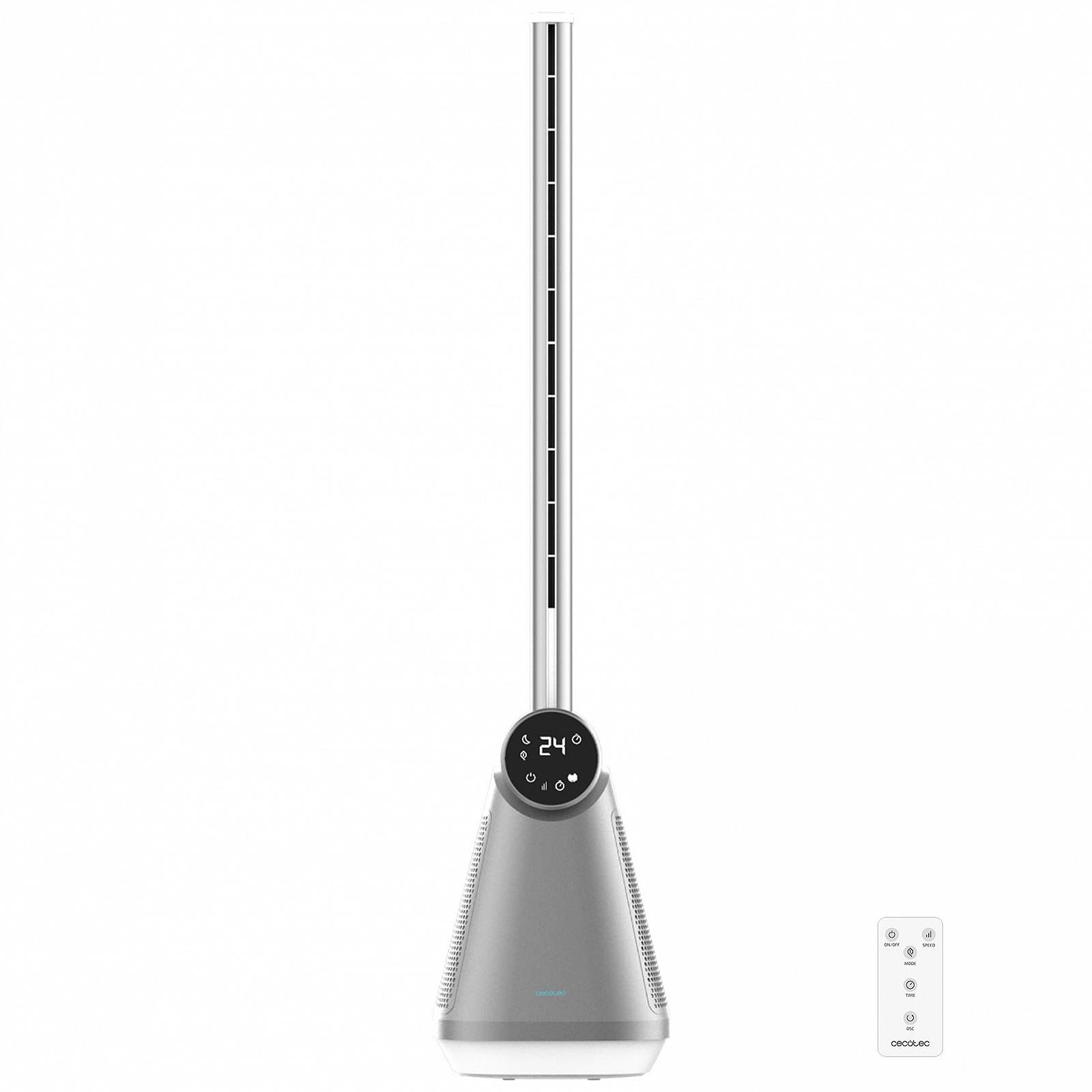 Вентилятор колонный Cecotec EnergySilence 9890 Skyline Bladeless, 100 см, 50 Вт, LED экран, пульт ДУ, 3 скорости, 3 режима, таймер 15 часов, осцилляция 40º, фото №1