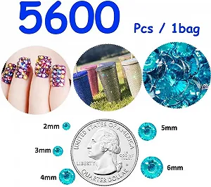 Стразы Плоские для рукоделия 4 мм SS12, изумрудно-зеленые с серебряной основой, 5600 шт synthetic.ua - Фото 1