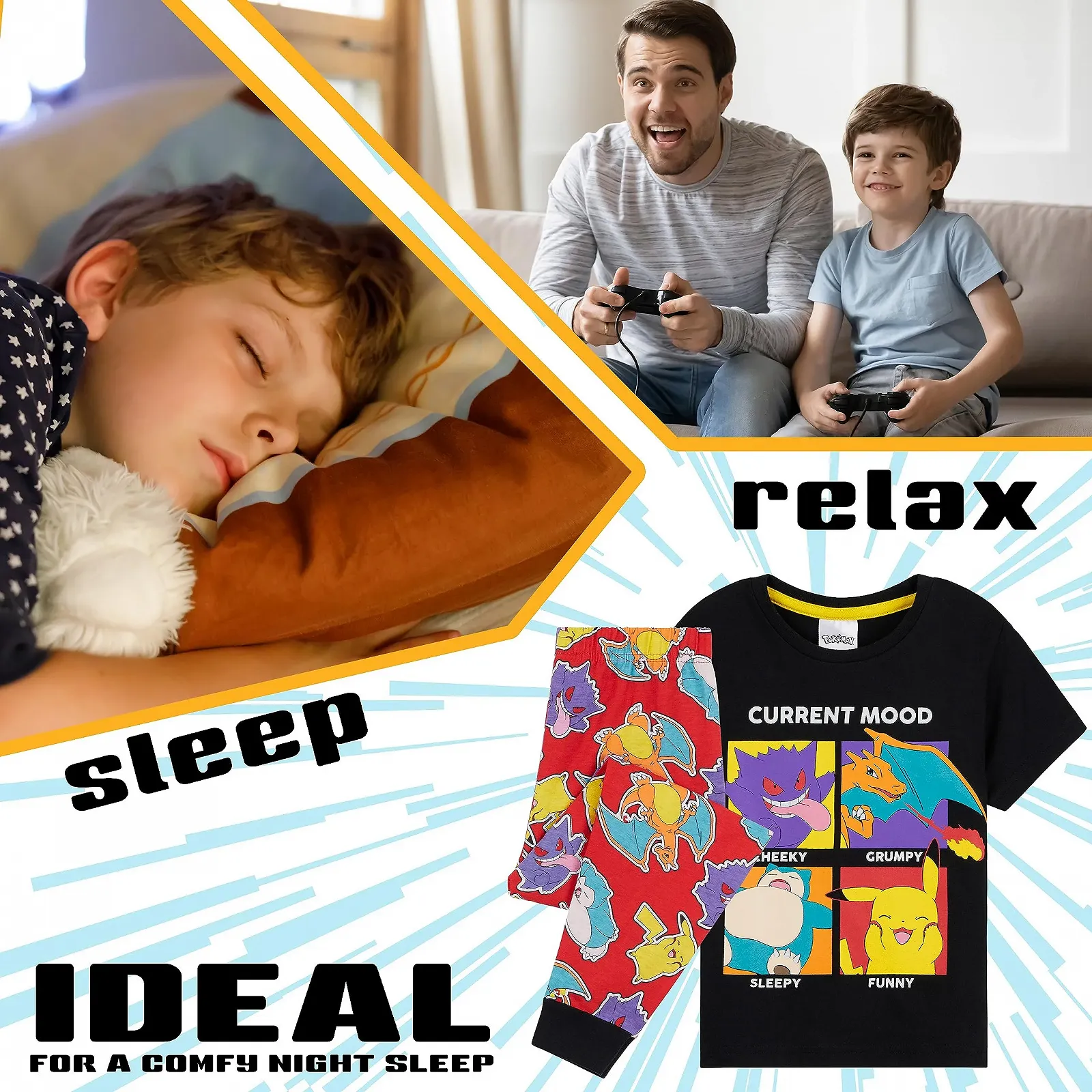 Піжама Pokemon для хлопчиків, дитяча, фото №4