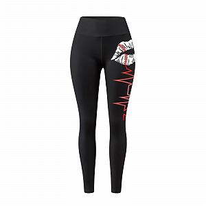 Легінси Для фітнесу Чорний Безшовні Для йоги Lip Printed Tights Sensation Короткі Для спорту та бігу 2025 - Фото 1