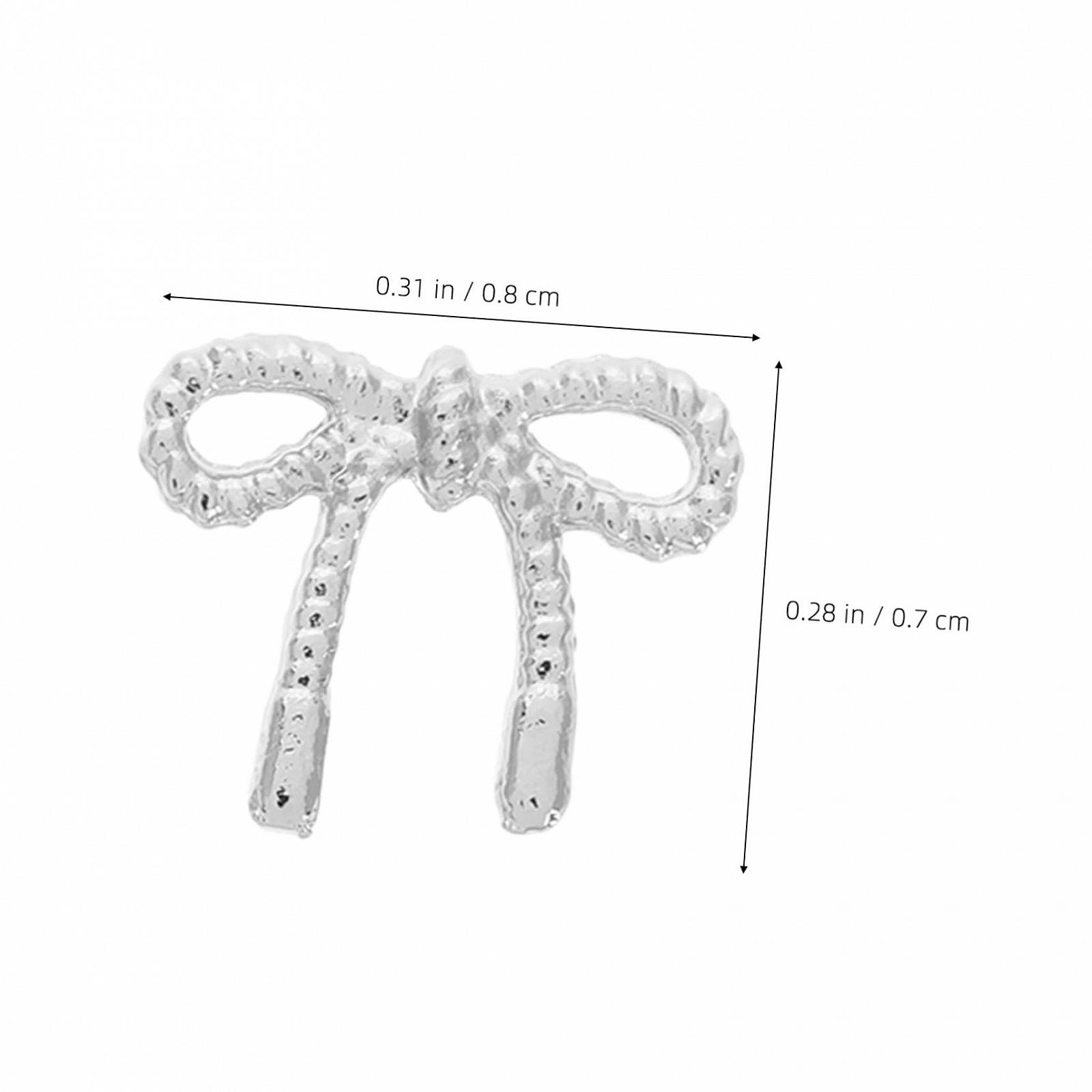 Прикраси для манікюру FRCOLOR 30 шт Сріблясті, фото №2 Прикраси для манікюру FRCOLOR 30 шт Сріблясті, фото №2