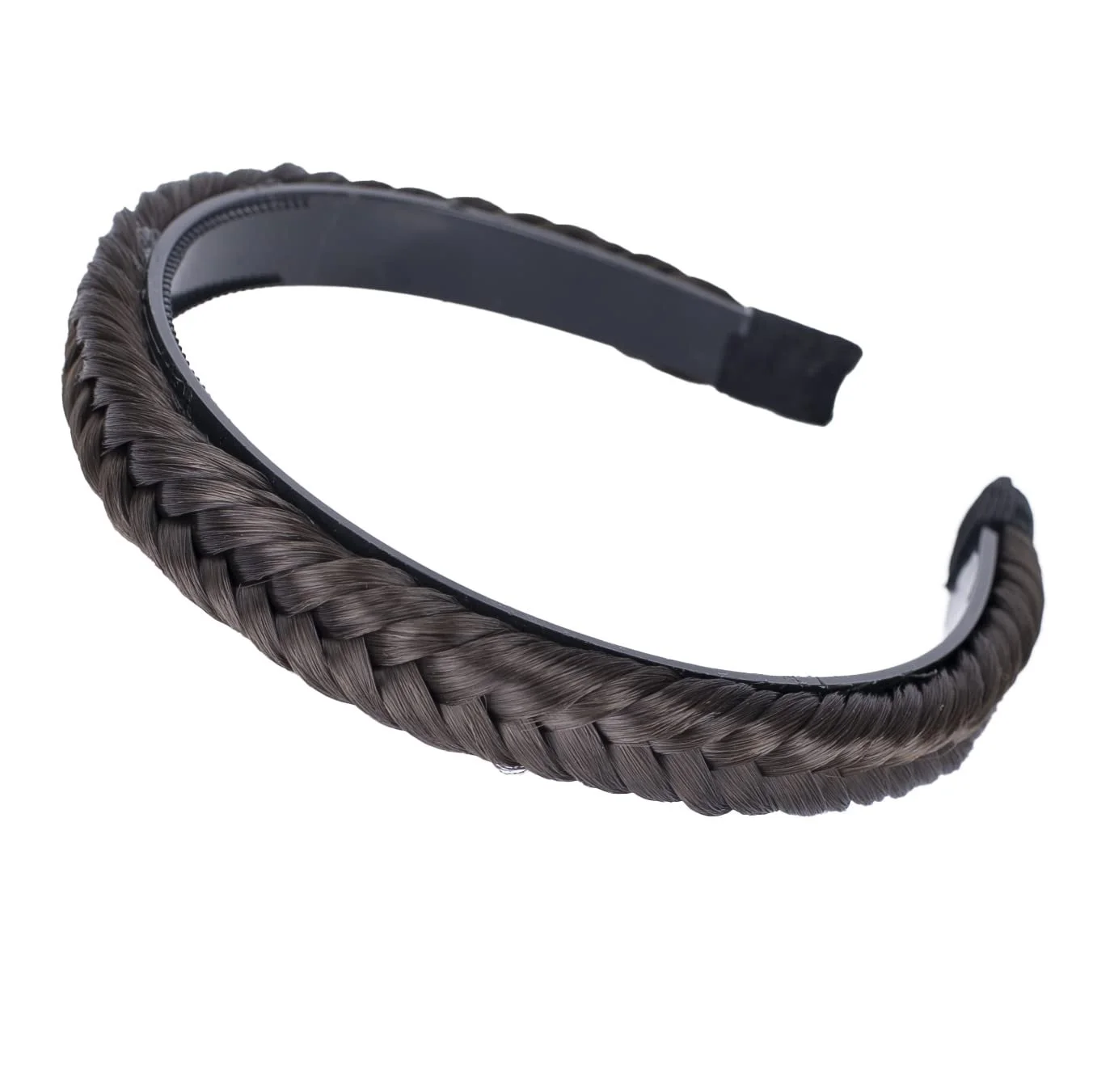 Обруч Плетена коса для волосся BROWN BRUNETTE, фото №1