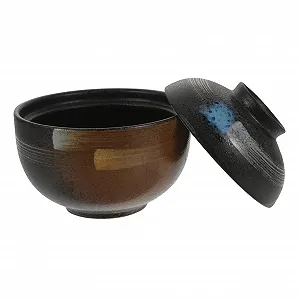 Чаша для запекания керамическая с крышкой для супа и тушения - Фото 1