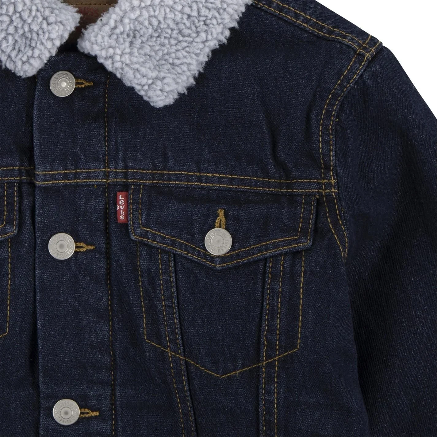 Куртка Levi's Kids LVN Sherpa Trucker Для мальчиков, фото №2