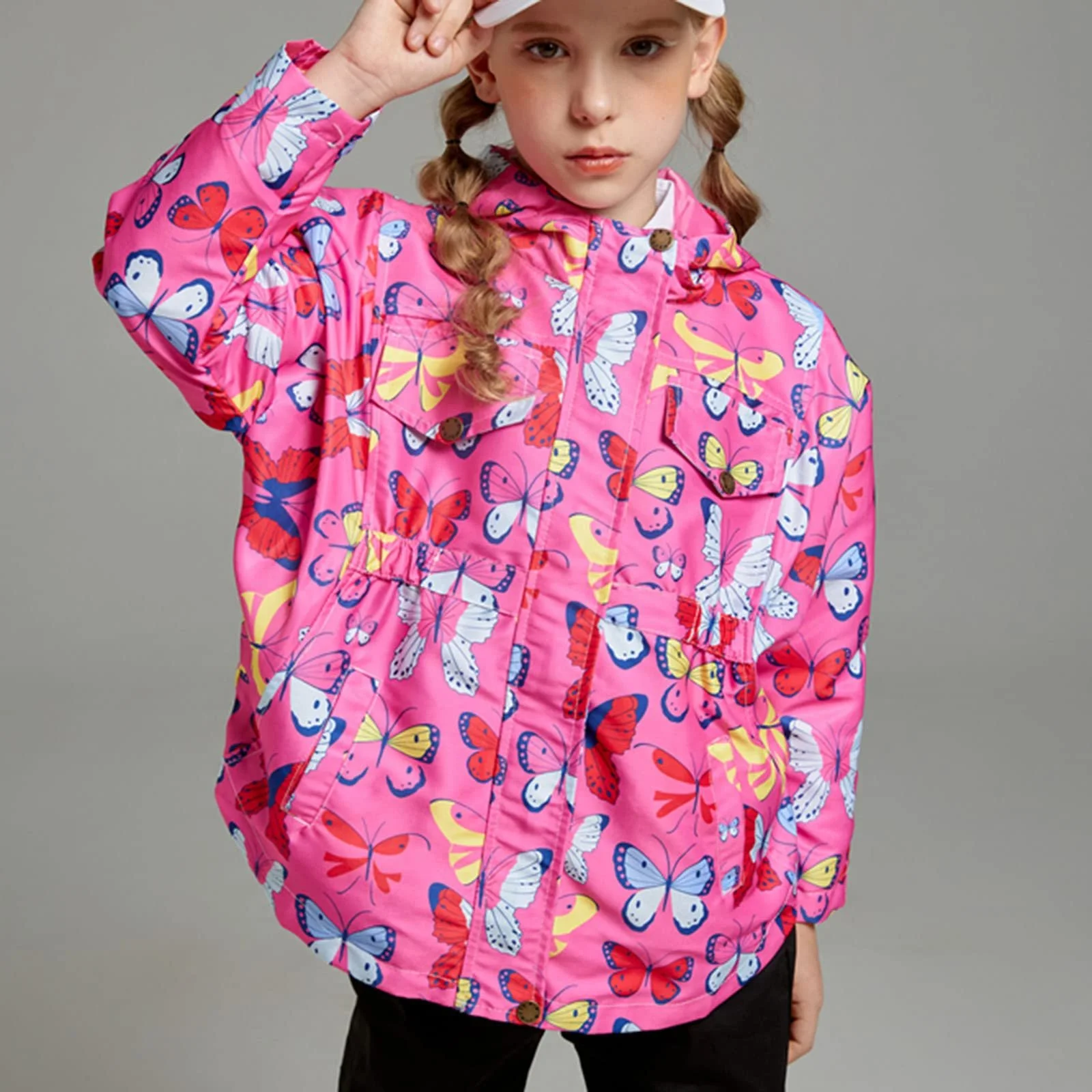 Детская софтшелл куртка KQIVAM со съемным капюшоном, фото №7