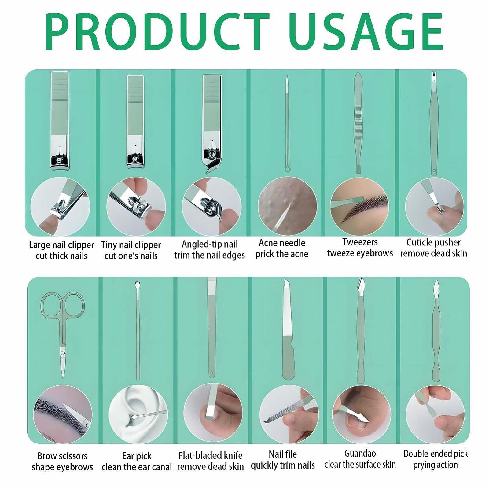 Набір для манікюру Kasoud, 16 в 1, професійний, фото №4 Набір для манікюру Kasoud, 16 в 1, професійний, фото №4