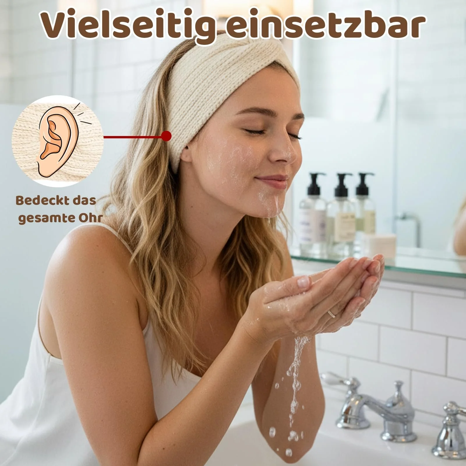 Набір з зимових пов'язок для голови жіночих Осінь-Зима, фото №4 Набір з зимових пов'язок для голови жіночих Осінь-Зима, фото №4