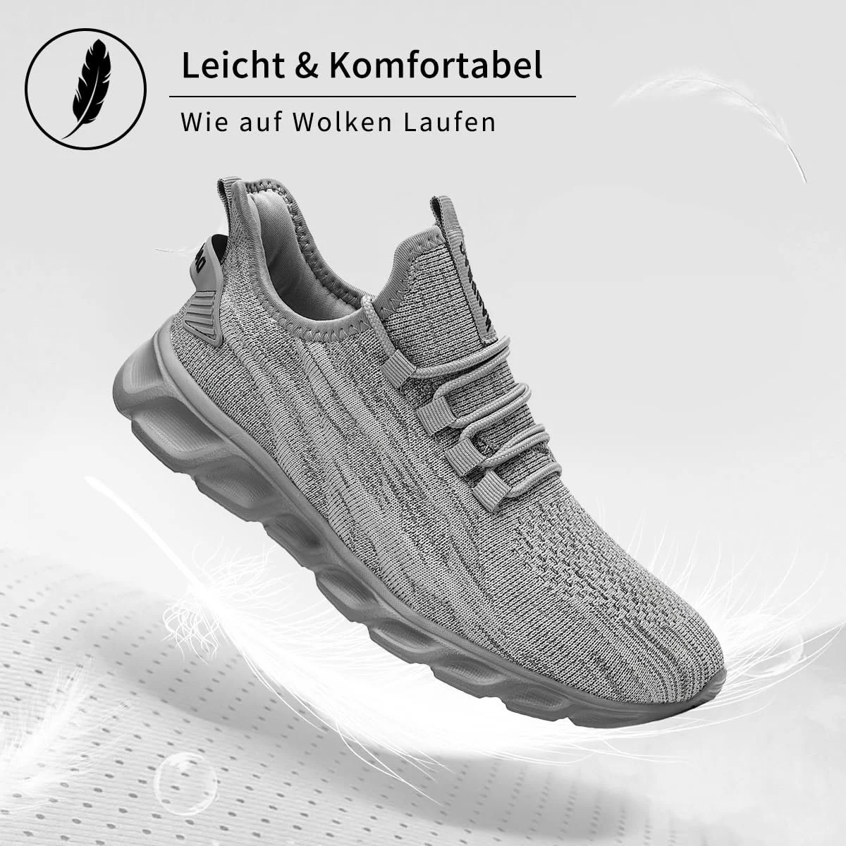 Чоловічі кросівки ZDFQLGV для бігу, спортивні, для ходьби, дихаючі, фото №3