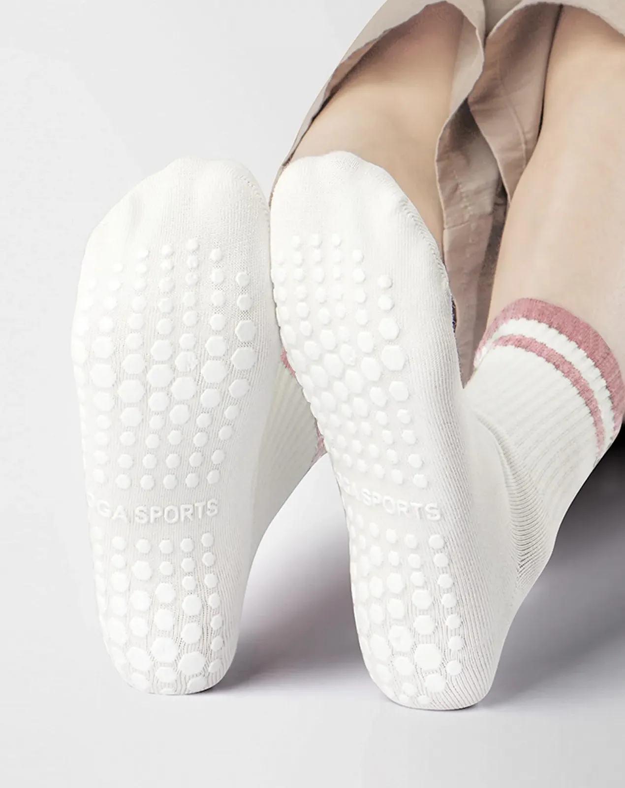 Шкарпетки для пілатесу Yawlsow, 3 пари, фото №6 Шкарпетки для пілатесу Yawlsow, 3 пари, фото №6