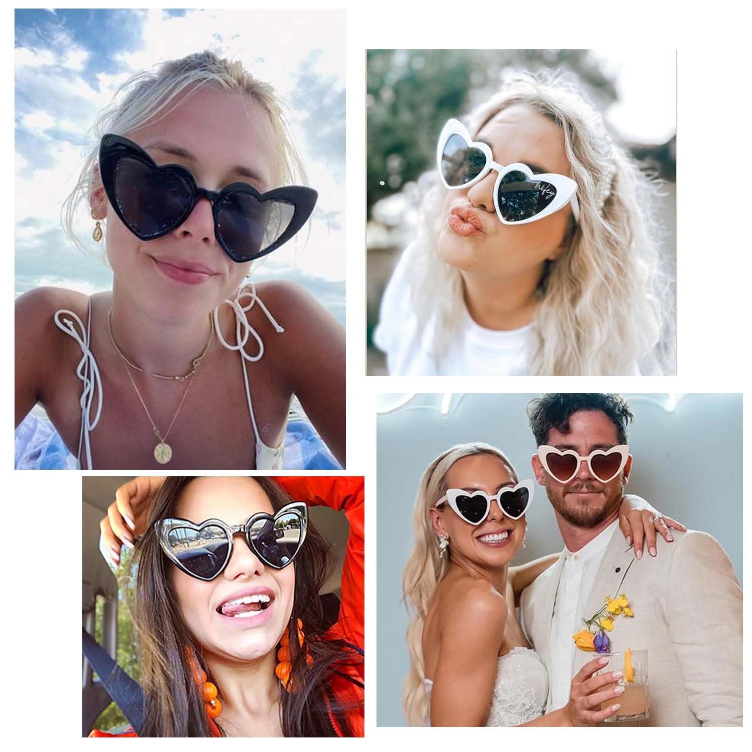 Солнцезащитные очки LLGSDLL Ретро Сердце Хиппи Без оправы Candy Прозрачные, фото №5 Солнцезащитные очки LLGSDLL Ретро Сердце Хиппи Без оправы Candy Прозрачные, фото №5