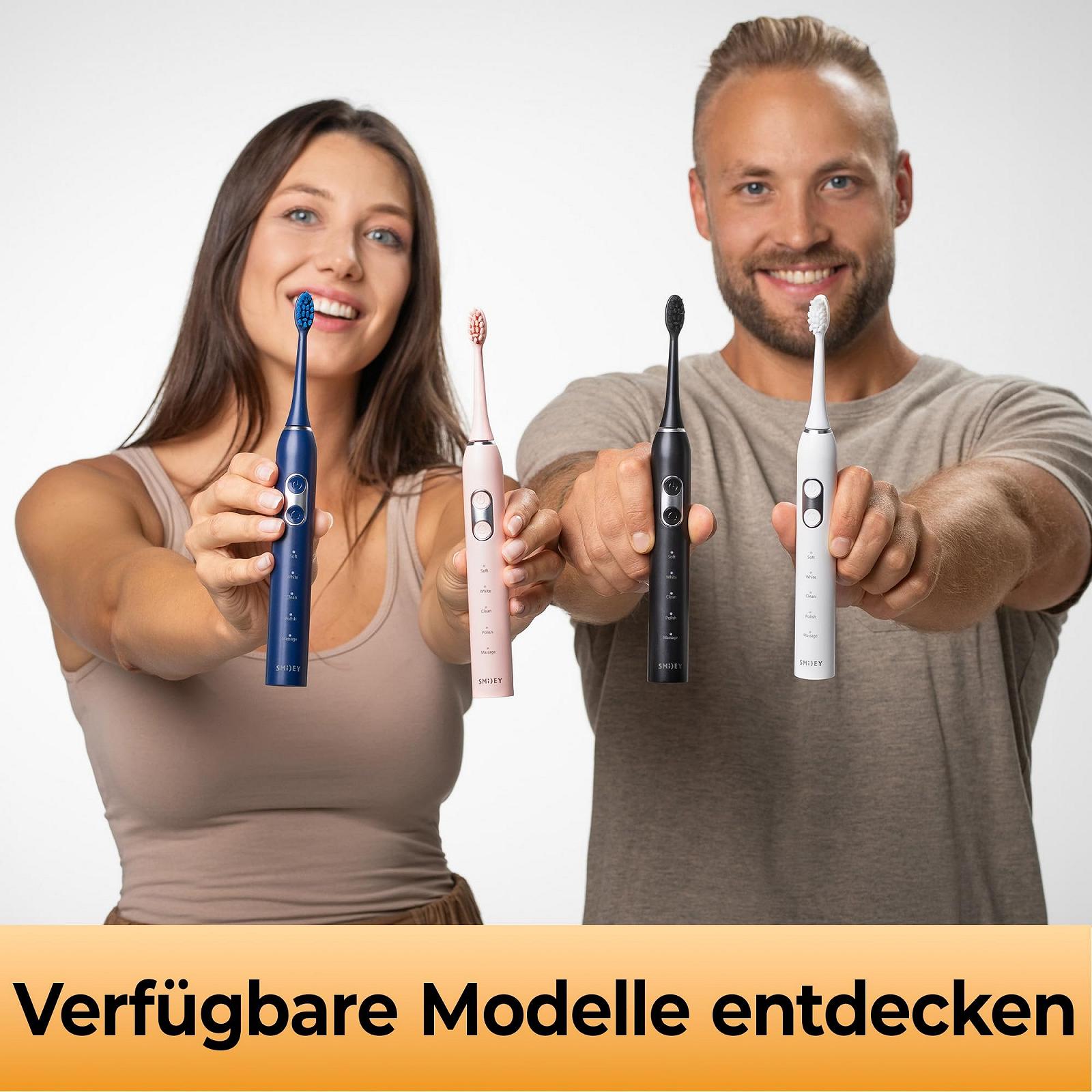 Звукова зубна щітка SMILEY Plus Ultrasonic дорожня з зарядним пристроєм та насадкою, фото №7