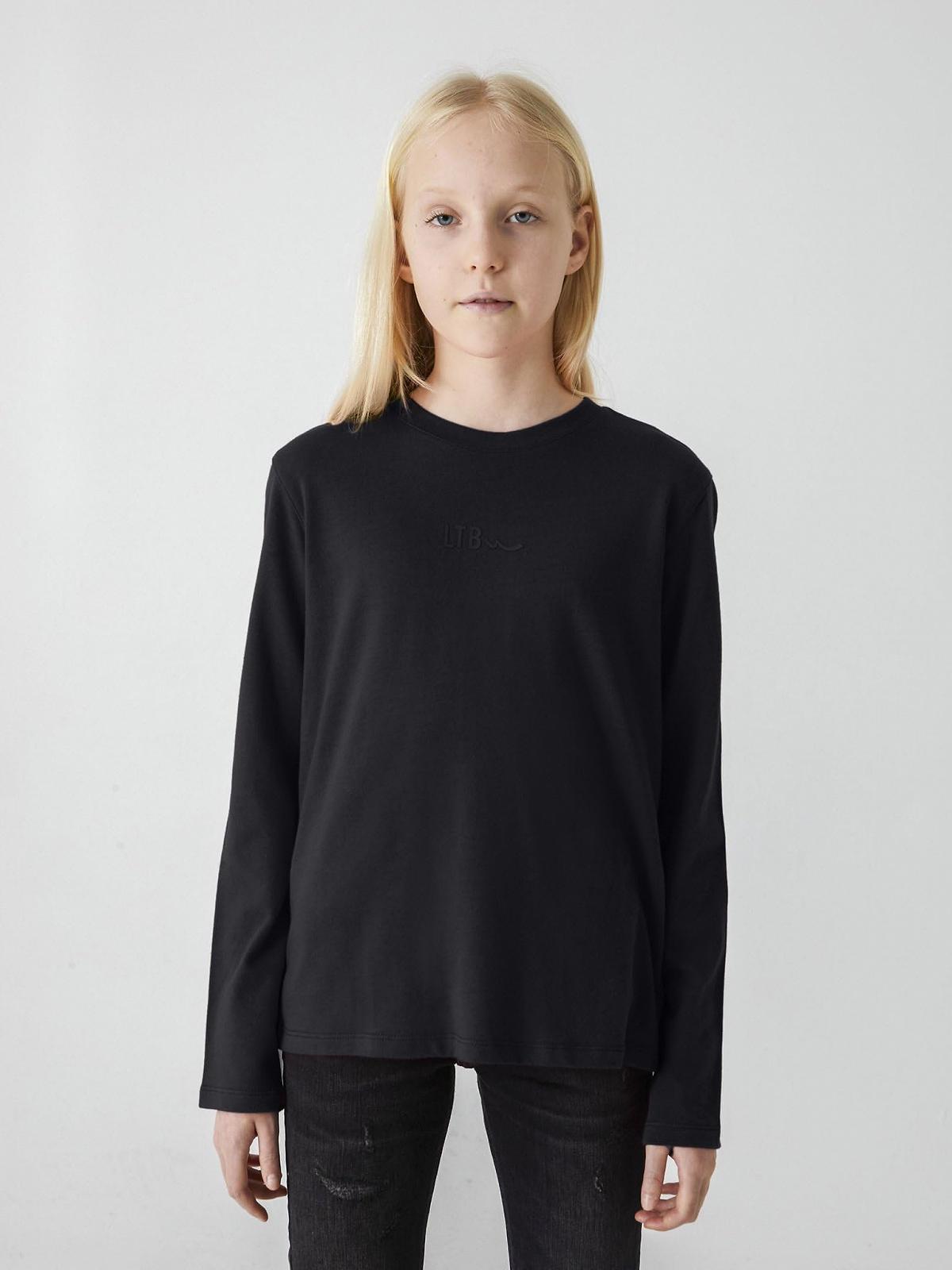 Толстовка Джинсовая LTB Manege для девочек, размер 116 см, черная, фото №3