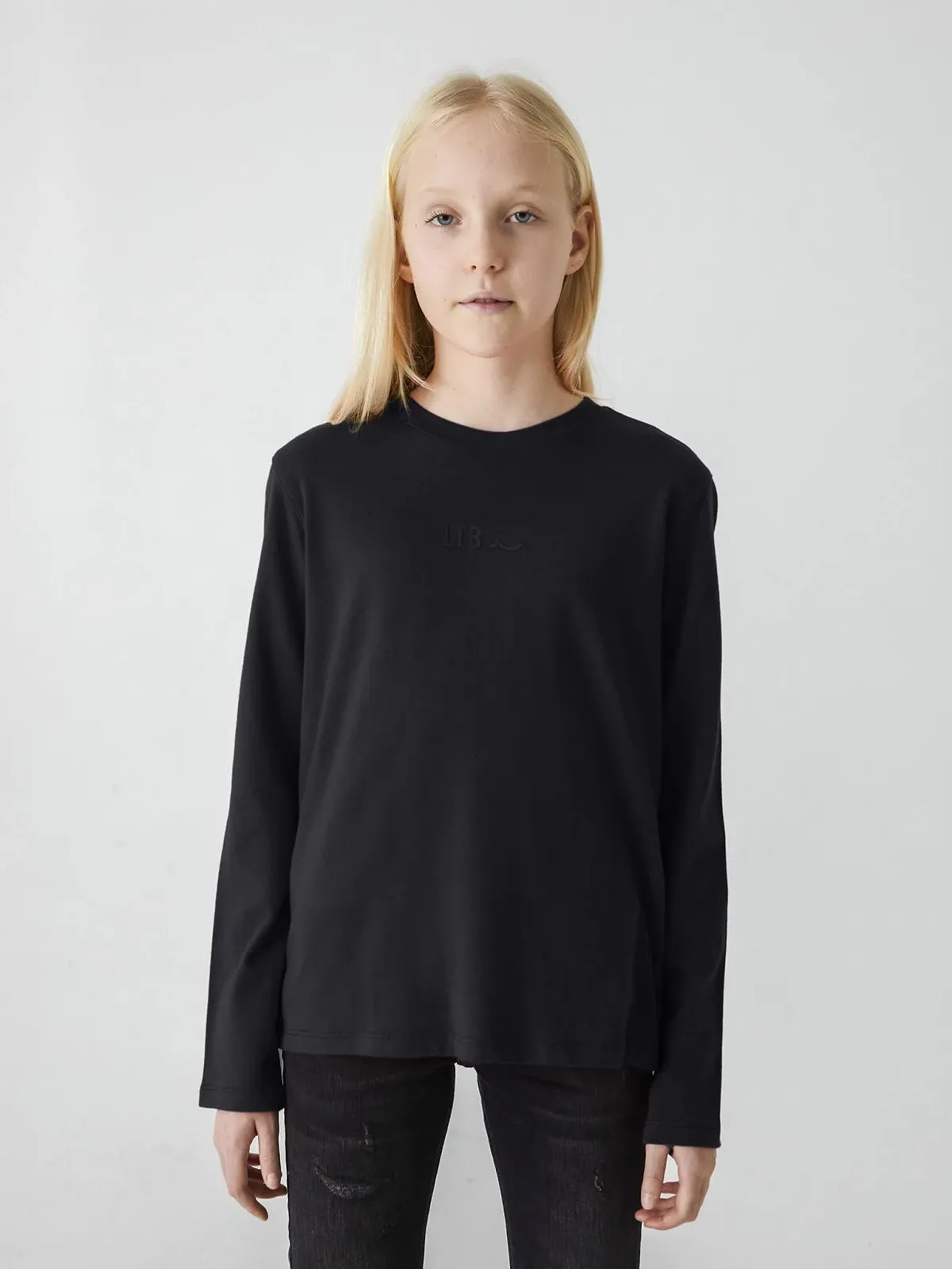 Толстовка Джинсова LTB Manege для дівчат, розмір 116 см, чорна, фото №3