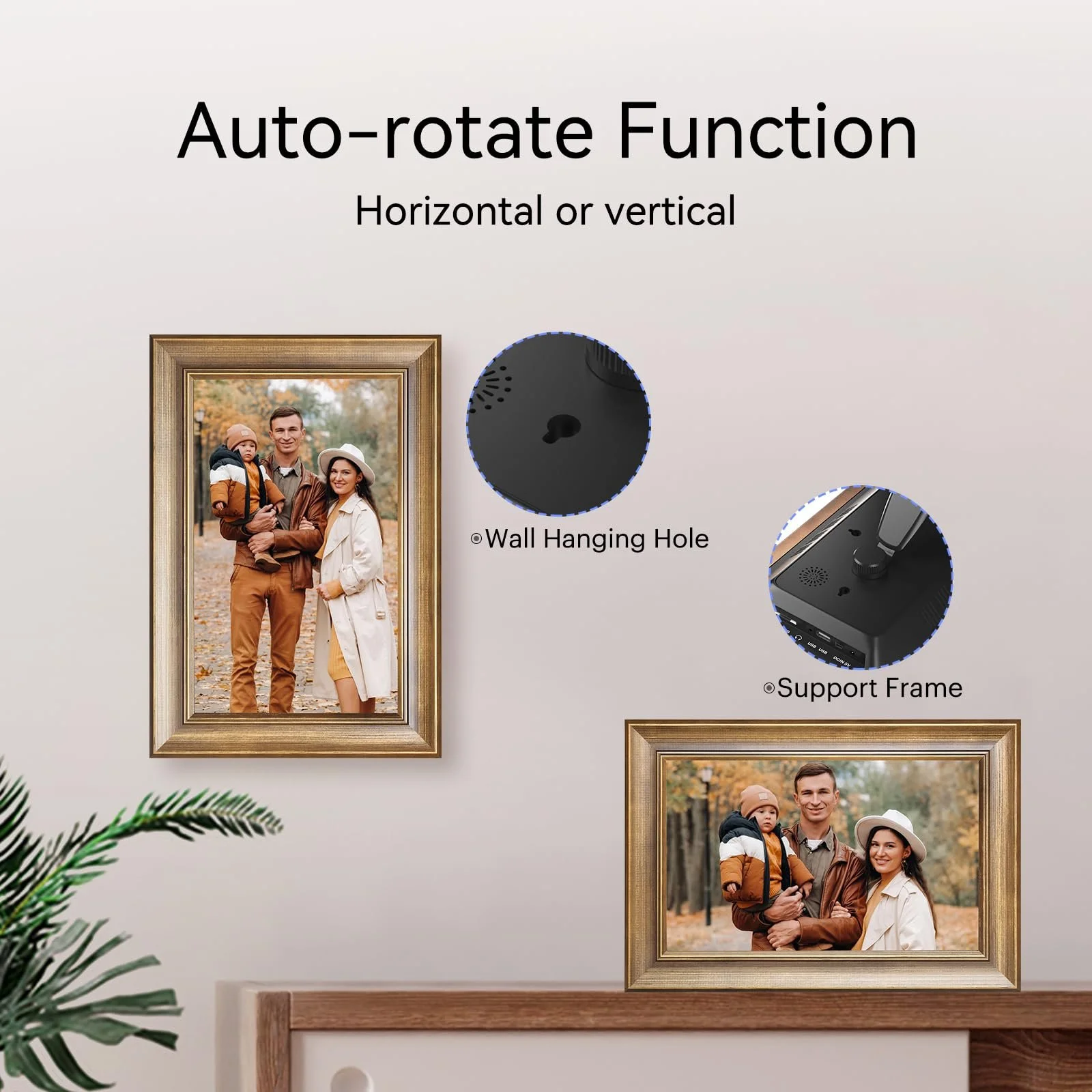 Цифровая фоторамка 10 дюймов WiFi 16 GB 1280 x 800 IPS Дерево, фото №4 Цифровая фоторамка 10 дюймов WiFi 16 GB 1280 x 800 IPS Дерево, фото №4