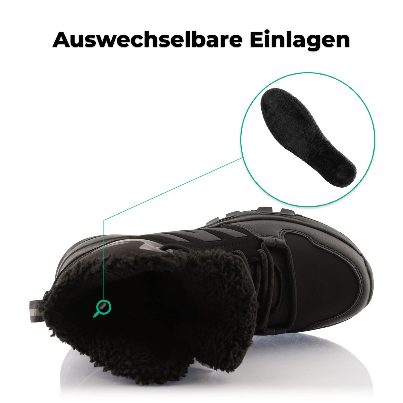 Ботинки Fusskleidung® для хайкинга, утепленные, зимние, софтшелл, фото №5