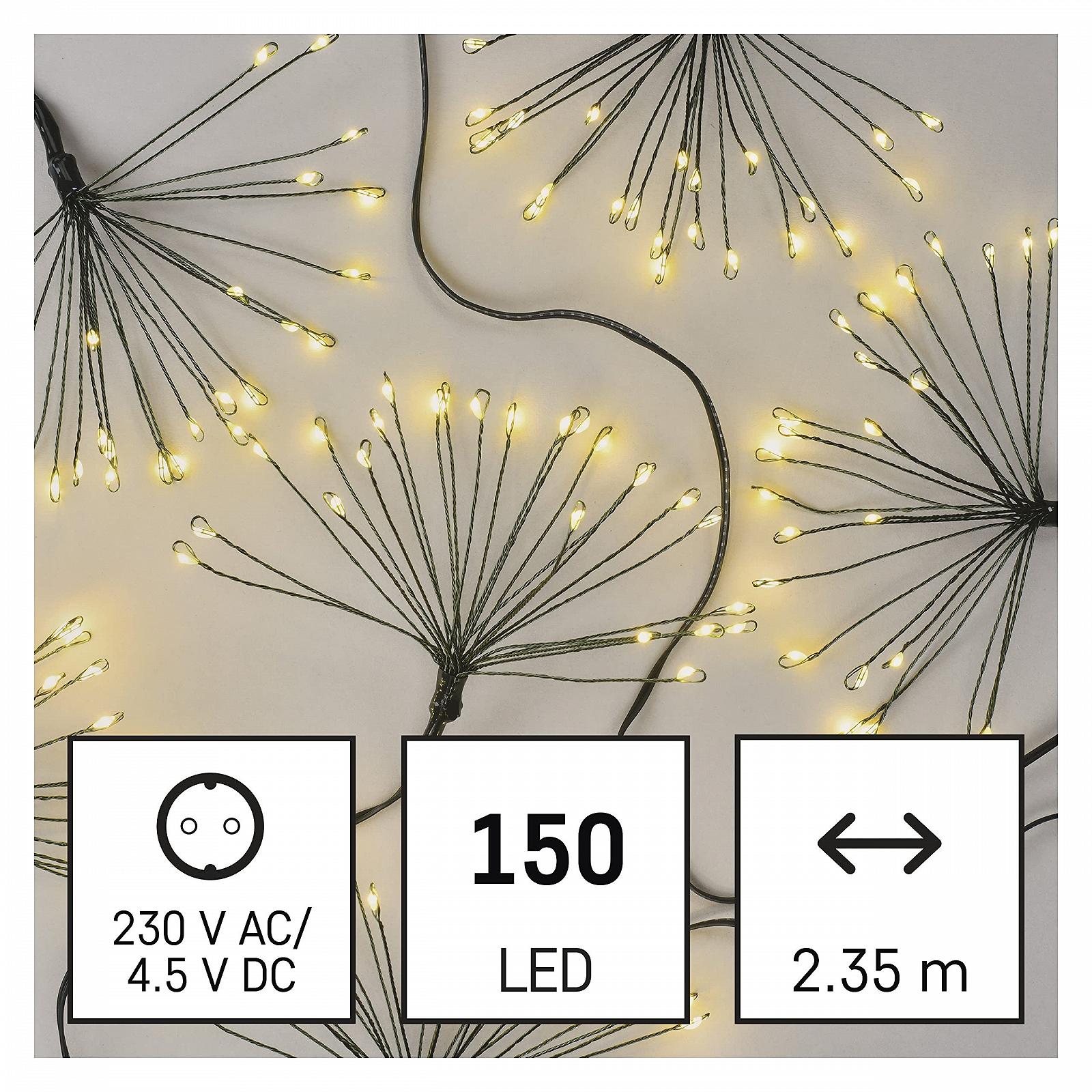 LED Гірлянда EMOS Fairy Lights Fireworks 2.35 м Теплий Білий, фото №4