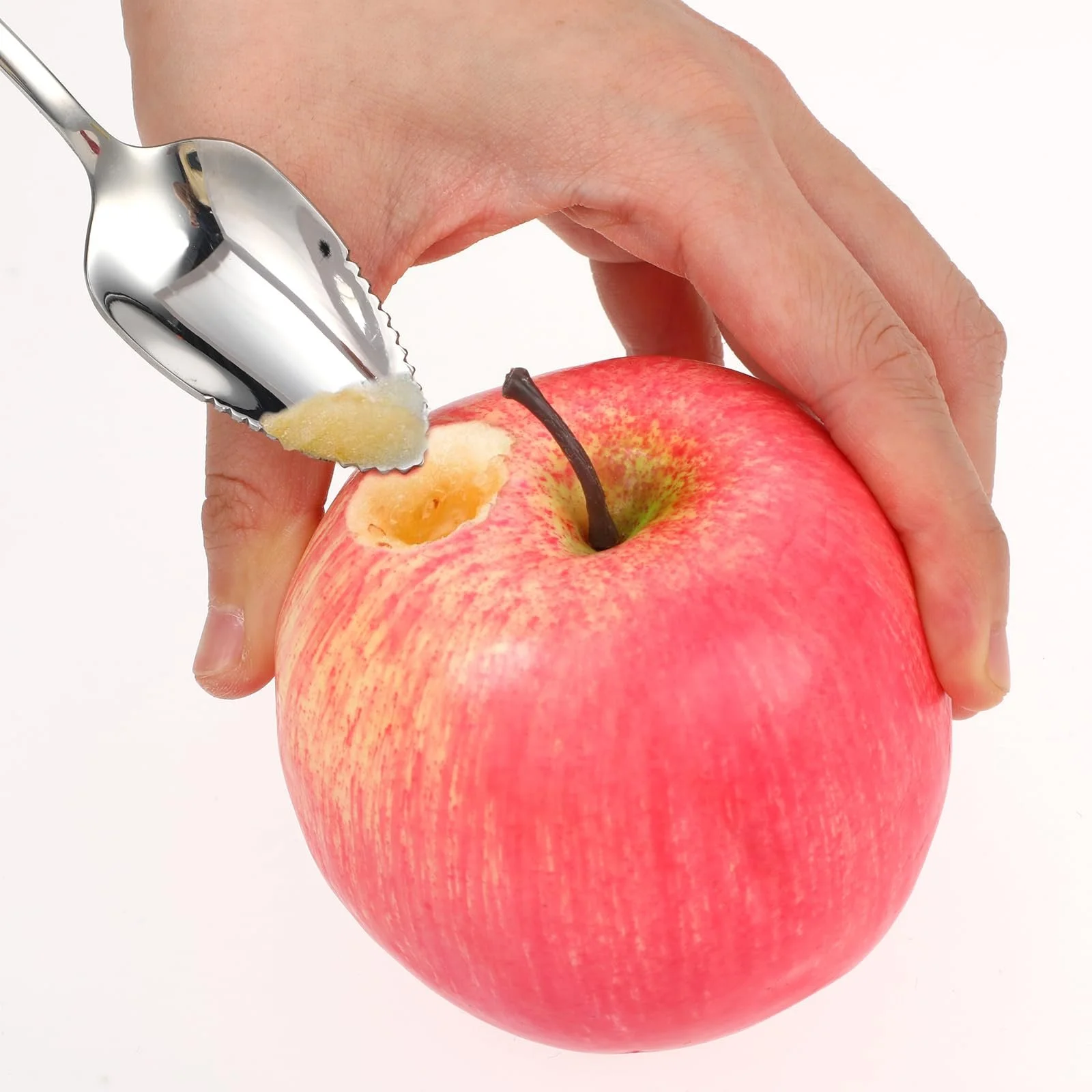 Ложка для грейпфрута Molain, срібна, фото №7