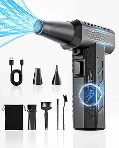 Электрическая воздуходувка FLOWood 180000 об/мин 3 скорости 10000 мАч С набором для чистки ПК - Фото 1