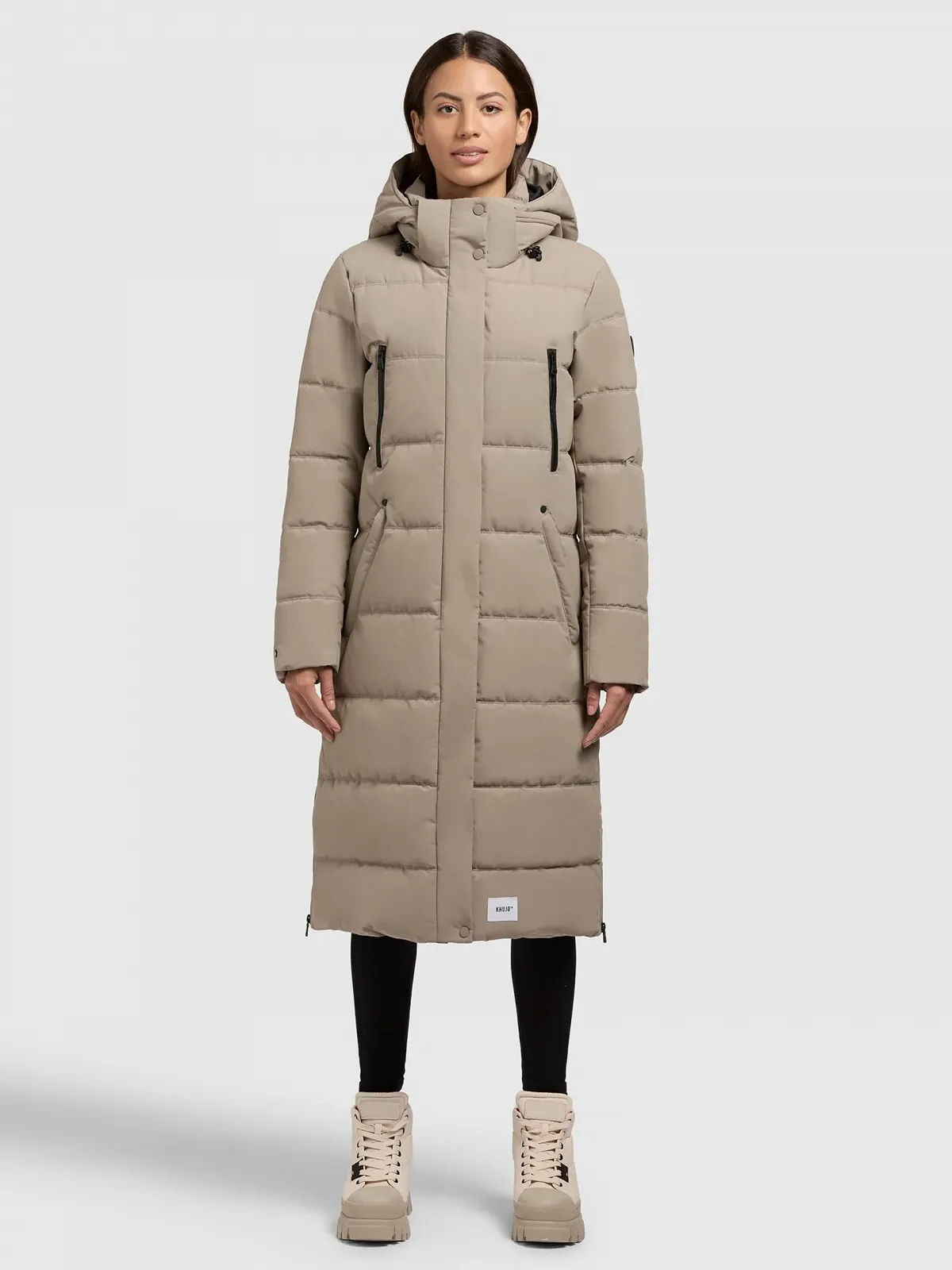 Женское зимнее пальто Khujo Dani2 Черный, фото №2 Женское зимнее пальто Khujo Dani2 Черный, фото №2