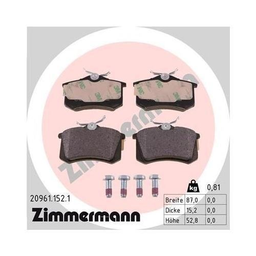 Гальмівний диск ZIMMERMANN SPORT Z 100.1216.52 для VAG AUDI (FAW) VW (SVW), фото №6